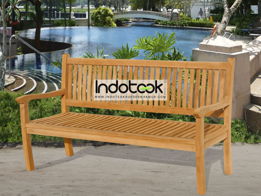 Patio bench furniture manufacturer and producer from Jepara Indonesia