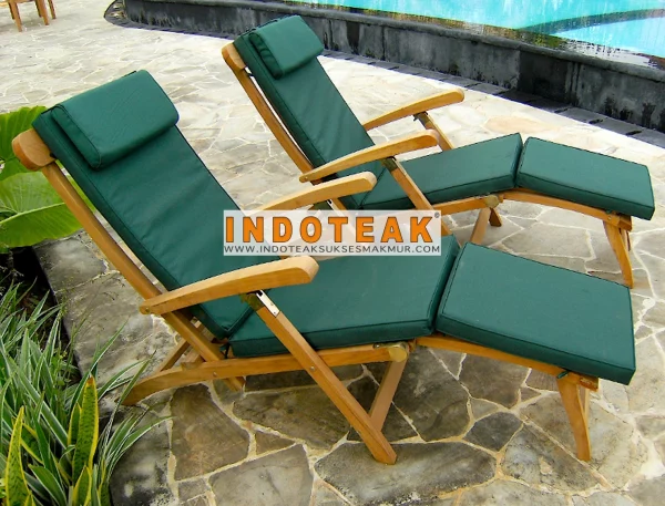 Teak Steamer Furniture And Patio Chairs with Cushions