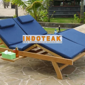 Teak Double Sun Lounger Outdoor Furniture