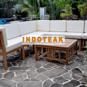 Teak Outdoor Sectional Chair and Sofa Deep Seating