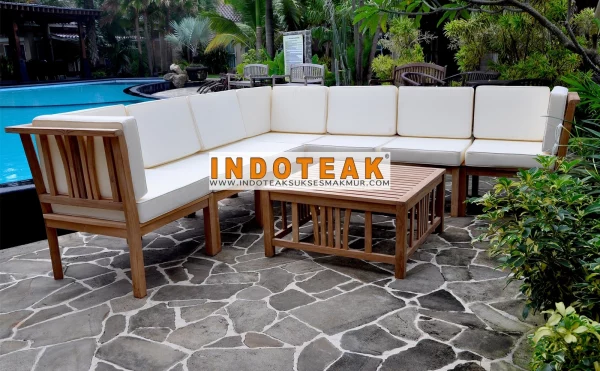 Teak Outdoor Sectional Chair and Sofa Deep Seating