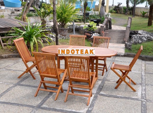Teak Outdoor Furniture Dining Set Oiled Finished