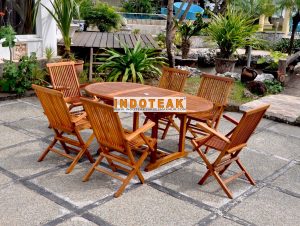 Teak Outdoor Dining Set Furniture Premium Quality