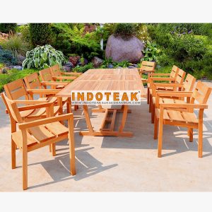 Teak Outdoor Dining Set Furniture Premium Quality